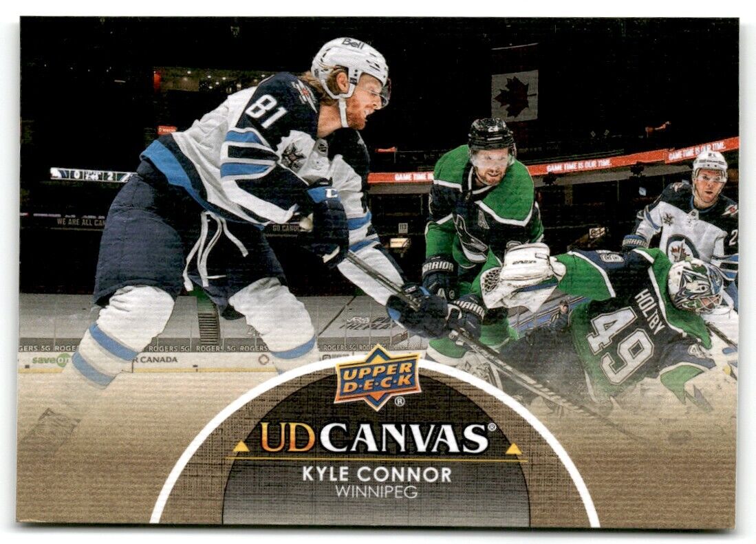 2021-22 Upper Deck UD Canvas Kyle Connor Winnipeg Jets #C87