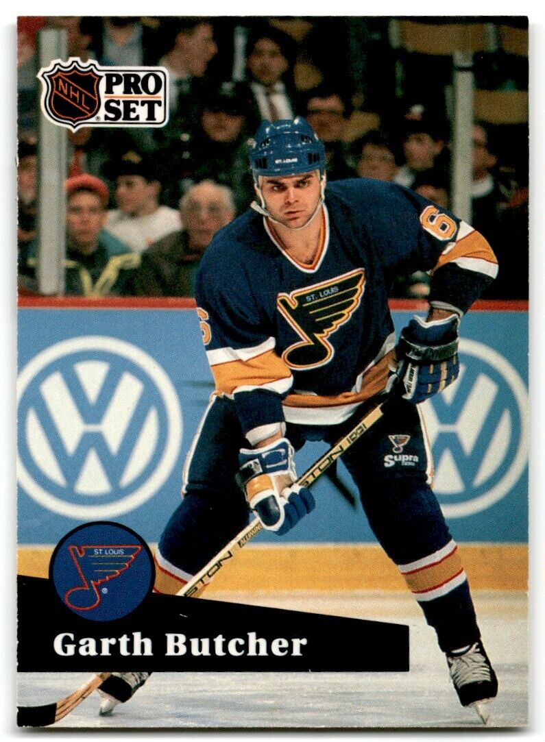 1991-92 Pro Set Garth Butcher St. Louis Blues #210