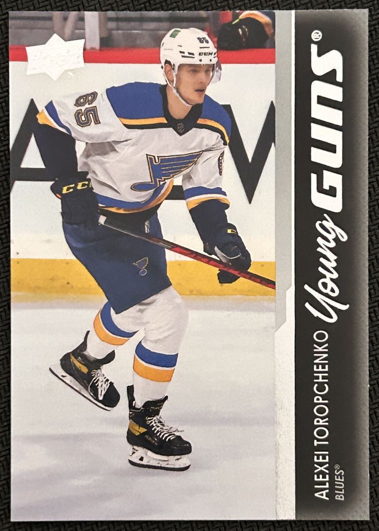 2021-22 Upper Deck Alexey Toropchenko Rookie St. Louis Blues #737