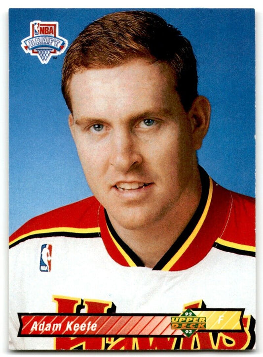 1992-93 Upper Deck Adam Keefe Rookie Atlanta Hawks #6