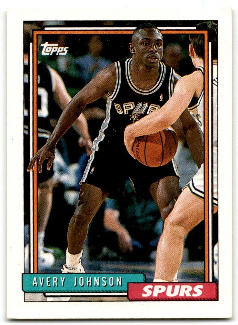 1992-93 Topps Avery Johnson San Antonio Spurs #287