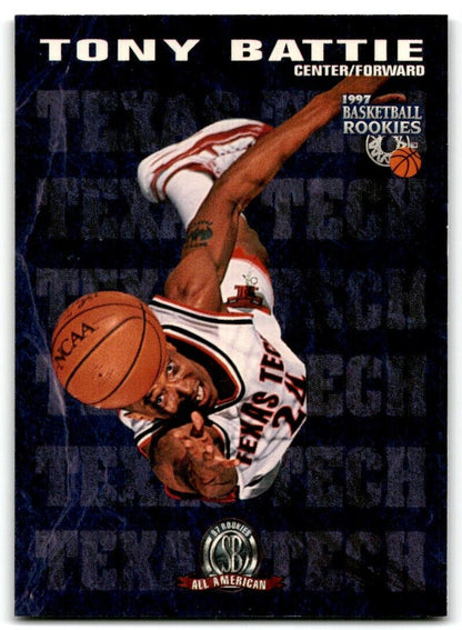 1997-98 Score Board Rookies Tony Battie Texas Tech #65