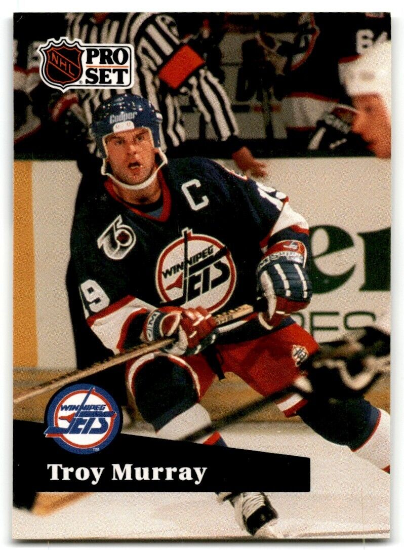 1991-92 Pro Set Troy Murray Winnipeg Jets #514