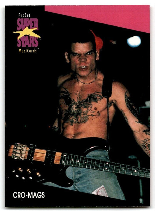 1991-92 ProSet Super Stars MusiCard Cro-Mags #158