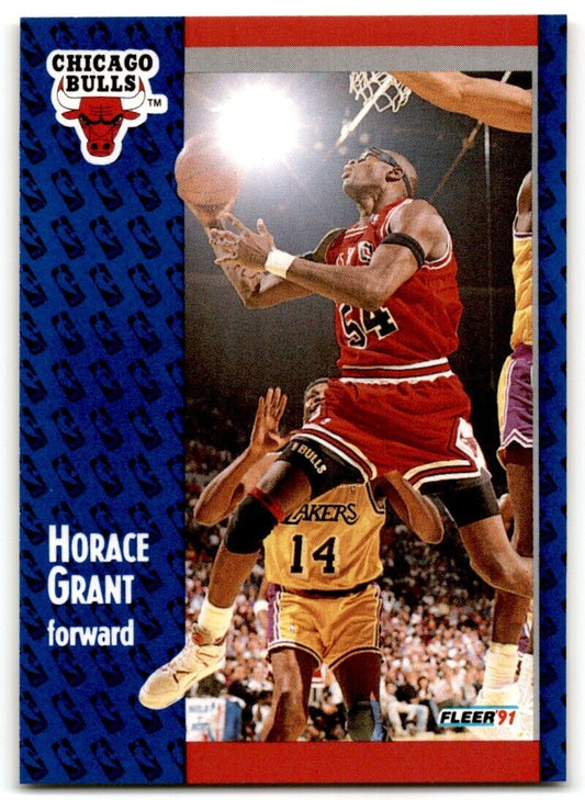 1991-92 Fleer Horace Grant Chicago Bulls #27