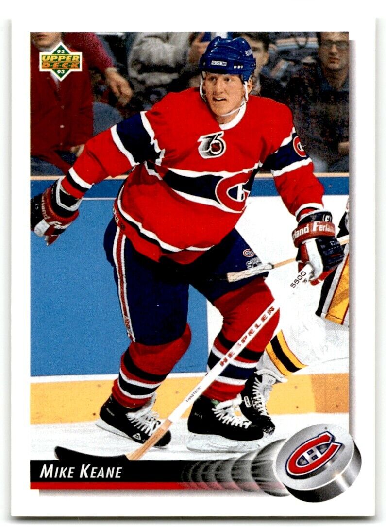 1992-93 Upper Deck Mike Keane Montreal Canadiens #164