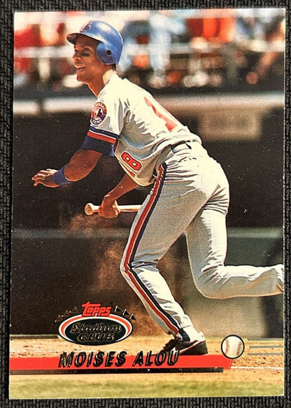 1993 Topps Stadium Club Moises Alou Montreal Expos #239