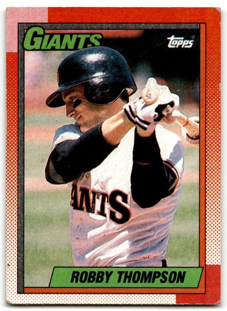 1990 Topps Robby Thompson San Francisco Giants #325