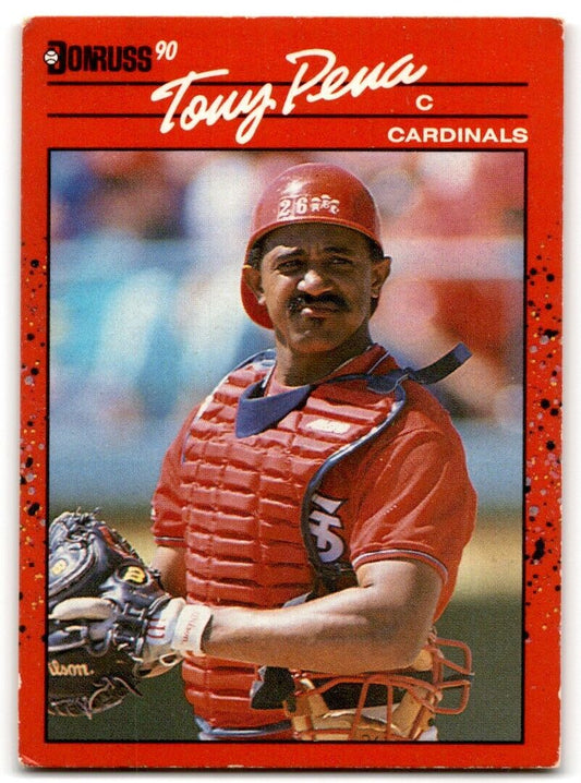 1990 Donruss Tony Pena St. Louis Cardinals #181