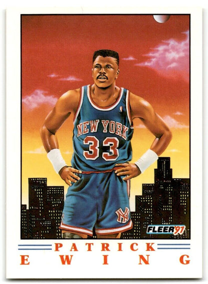 1991-92 Fleer Pro-Visions Patrick Ewing New York Knicks #4