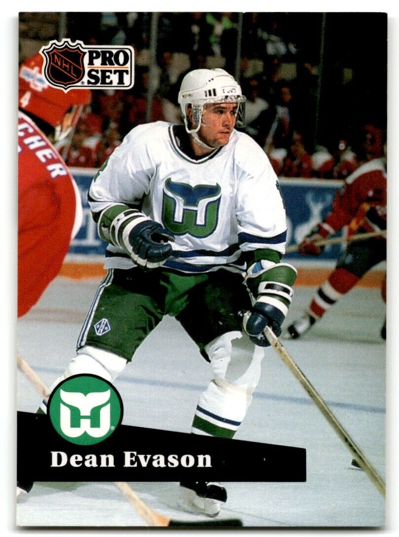 1991-92 Pro Set Dean Evason Hartford Whalers #84