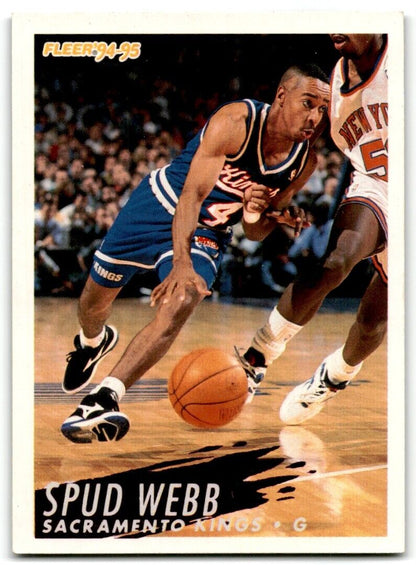 1994-95 Fleer Spud Webb Sacramento Kings #198