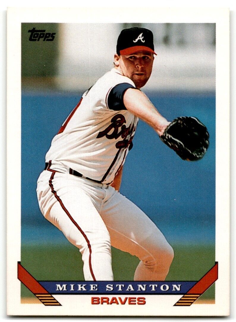 1993 Topps Inaugural Marlins Mike Stanton Atlanta Braves #88