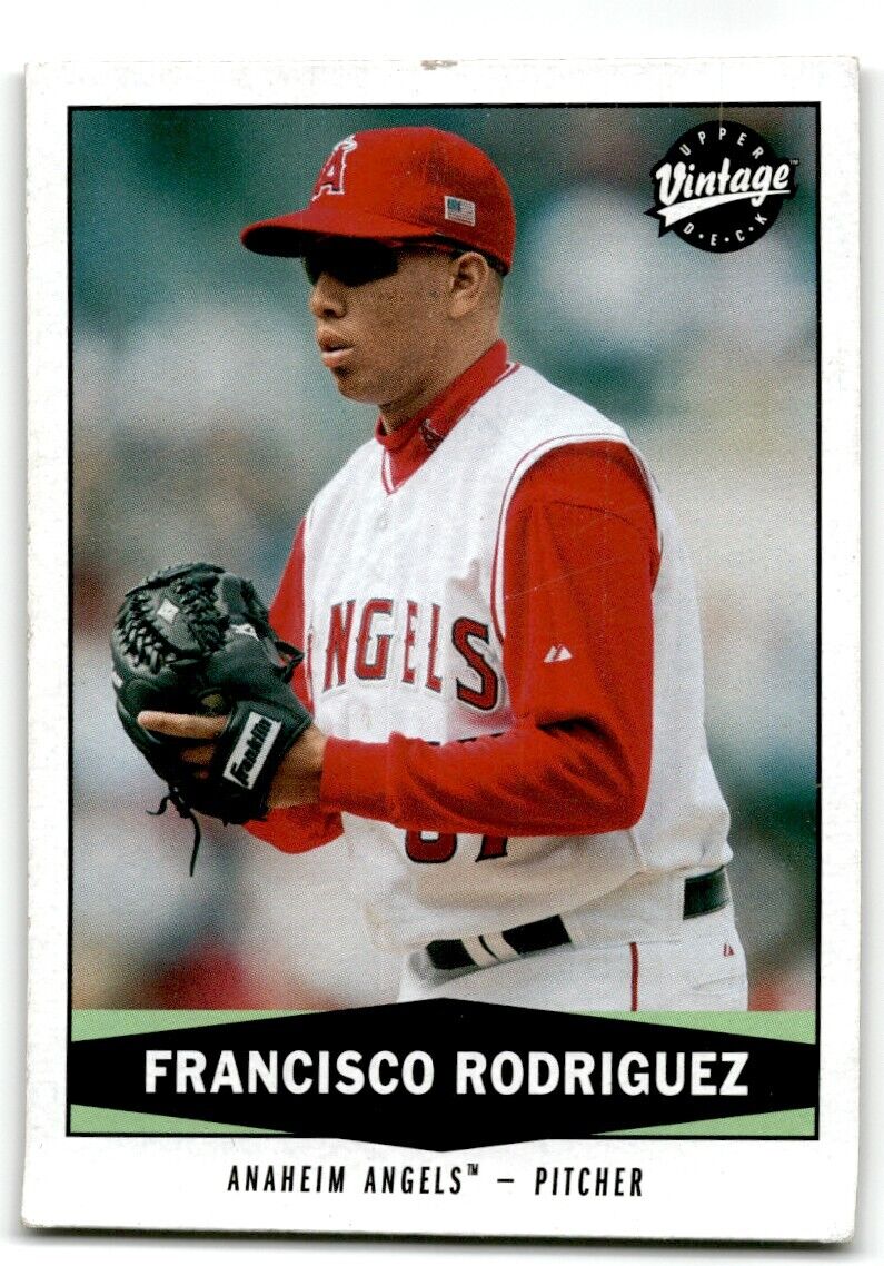 2004 Upper Deck Vintage Francisco Rodriguez Anaheim Angels #173