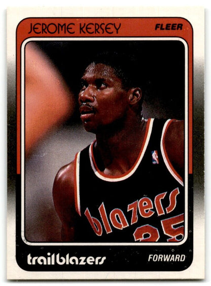 1988-89 Fleer Jerome Kersey Portland Trail Blazers #95