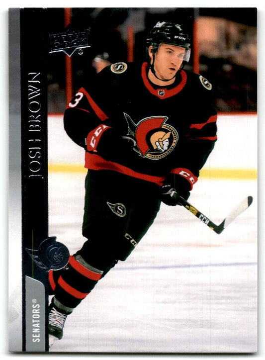 2020-21 Upper Deck Josh Brown Ottawa Senators #596