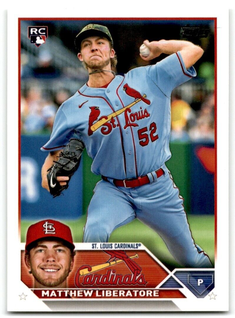 2023 Topps Matthew Liberatore Rookie St. Louis Cardinals #52