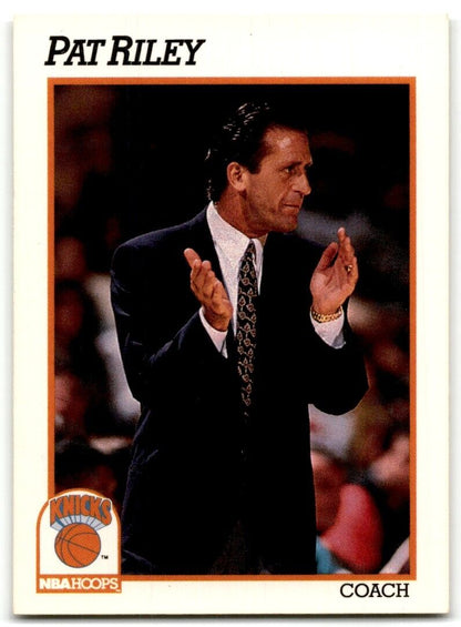 1991-92 Hoops Pat Riley New York Knicks #238