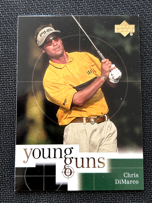 Chris DeMarco 2001 Upper Deck Young Guns golf rookie card #73