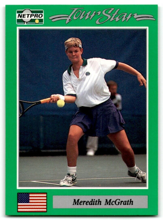 1991 Protennis player Cards Netpro Tour Star Meredith McGrath #57