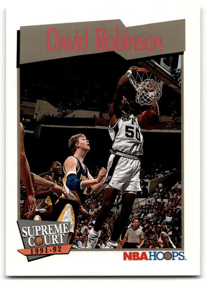 1991-92 Hoops David Robinson San Antonio Spurs #496