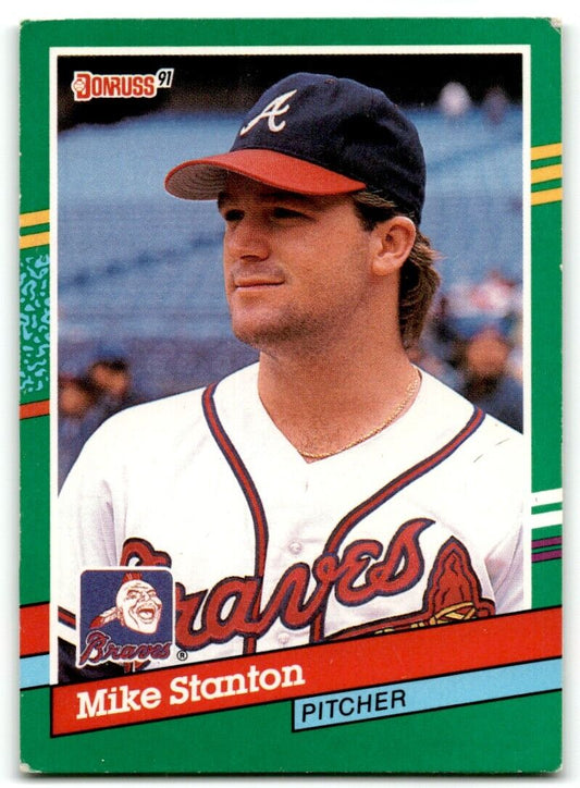 1991 Donruss Mike Stanton Atlanta Braves #716