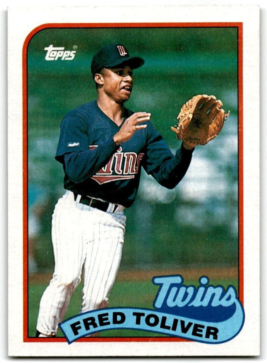 1989 Topps Fred Toliver Minnesota Twins #623