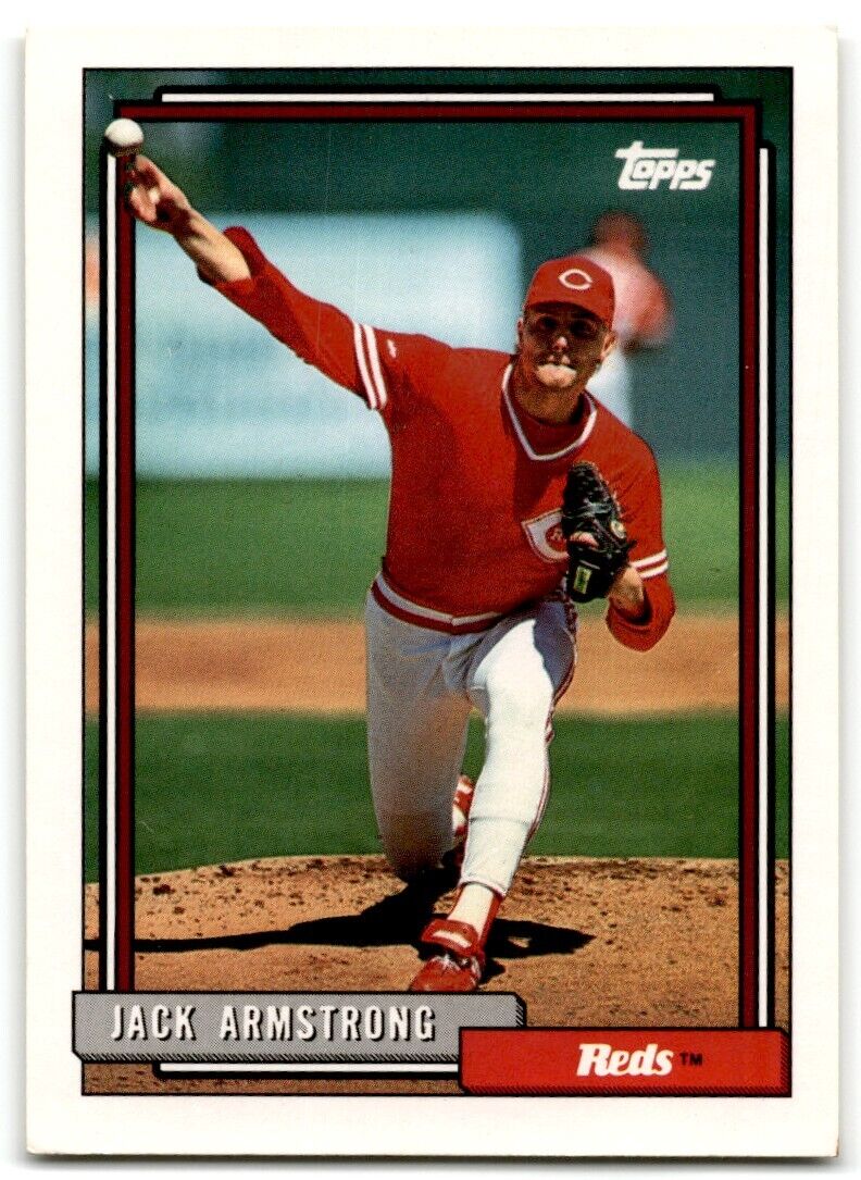 1992 Topps Jack Armstrong Cincinnati Reds #77