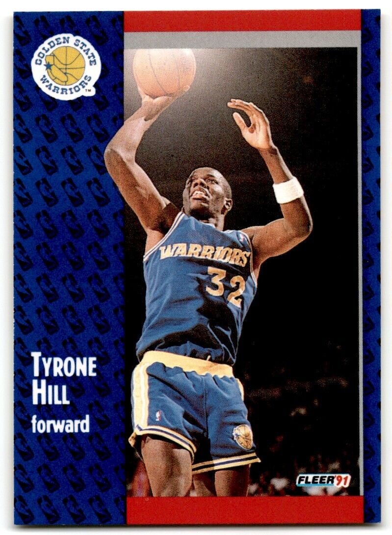 1991-92 Fleer Tyrone Hill Golden State Warriors #67