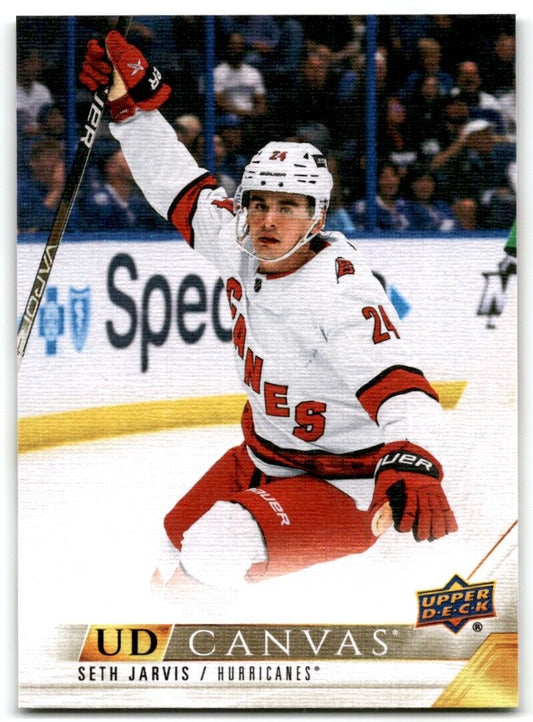 2022-23 Upper Deck UD Canvas Seth Jarvis Carolina Hurricanes #C16