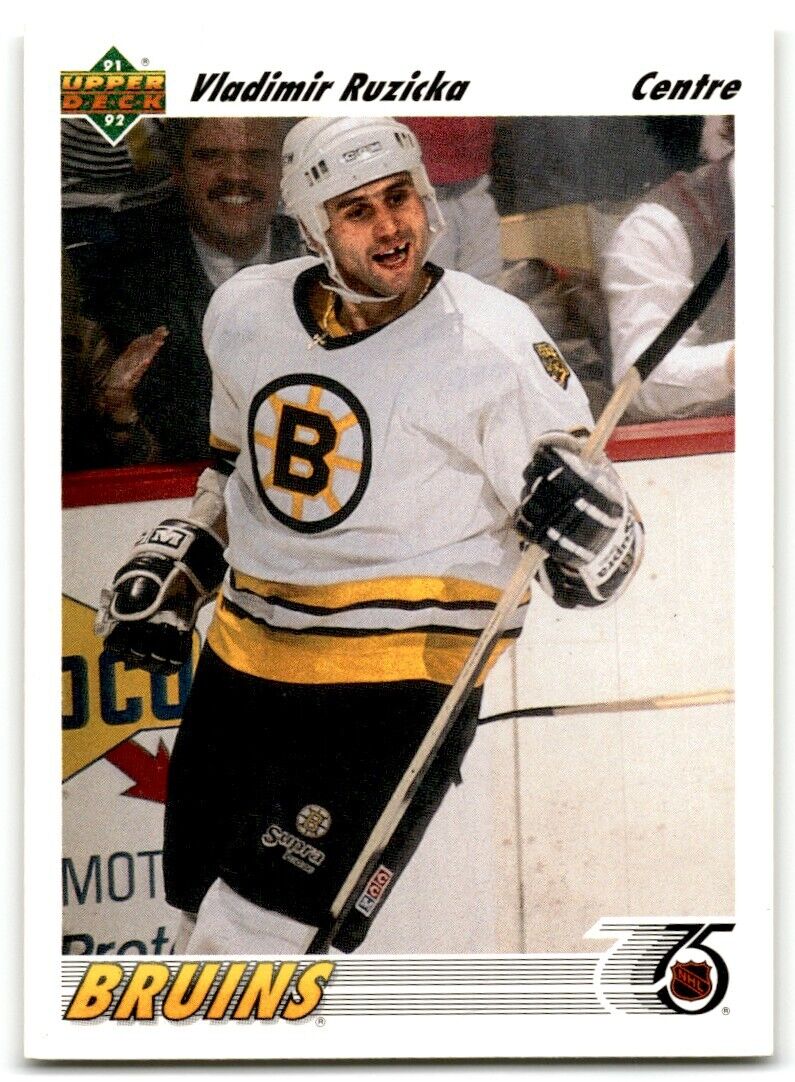 1991-92 Upper Deck Vladimir Ruzicka Boston Bruins #288