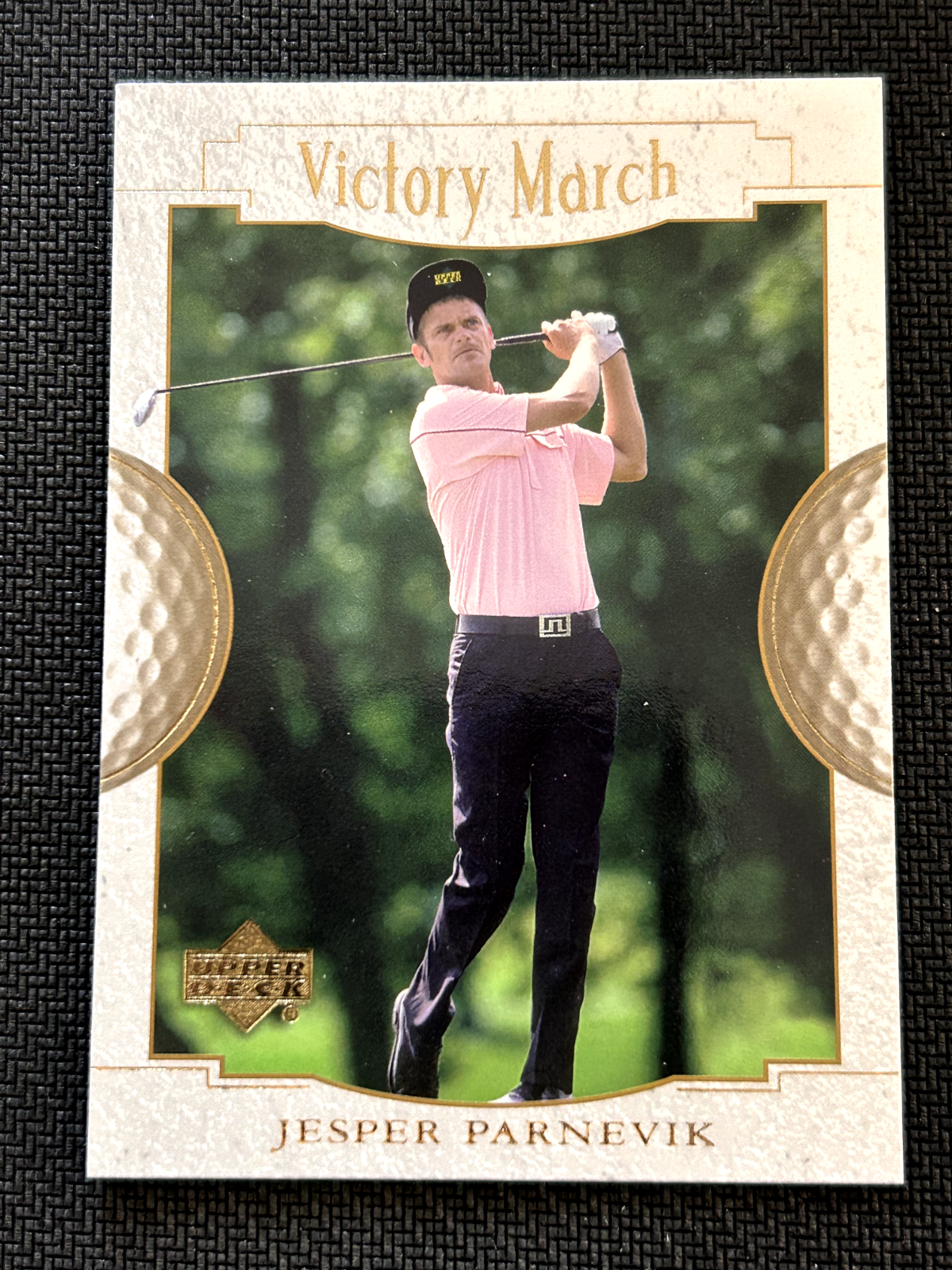 2001 Upper Deck Golf Trading Cards #153 Jesper Parnevik Victory March