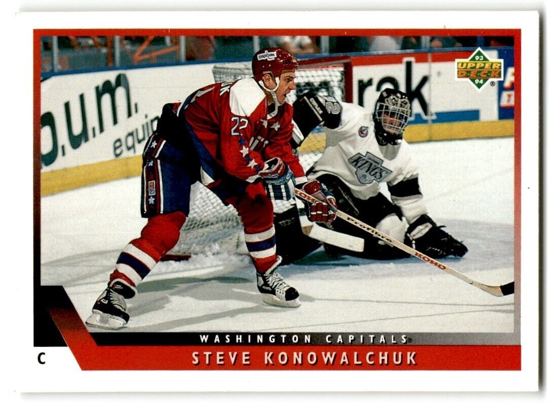 1993-94 Upper Deck Steve Konowalchuk Washington Capitals #28