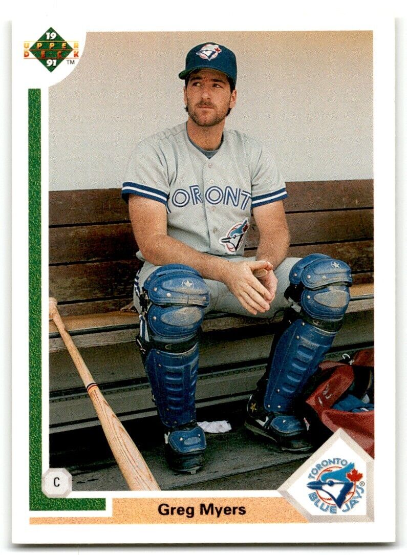 1991 Upper Deck Greg Myers Oakland Athletics #42