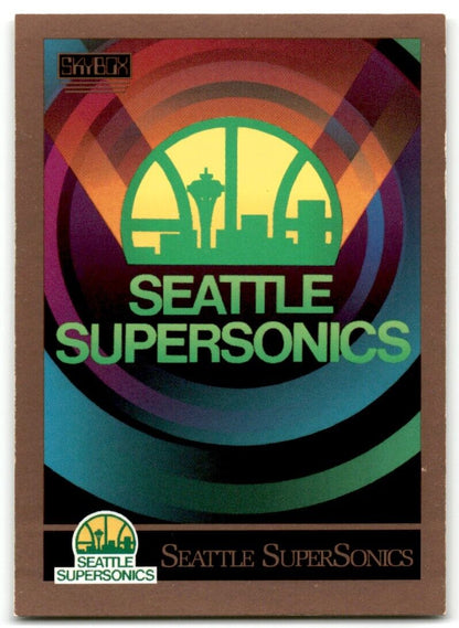 1990-91 SkyBox Seattle SuperSonics Seattle SuperSonics #352