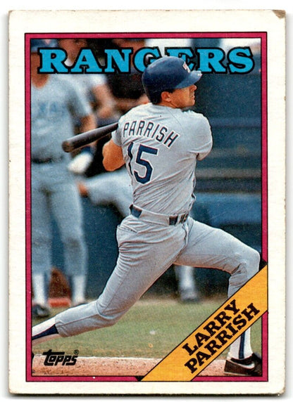 1988 Topps Larry Parrish Texas Rangers #490