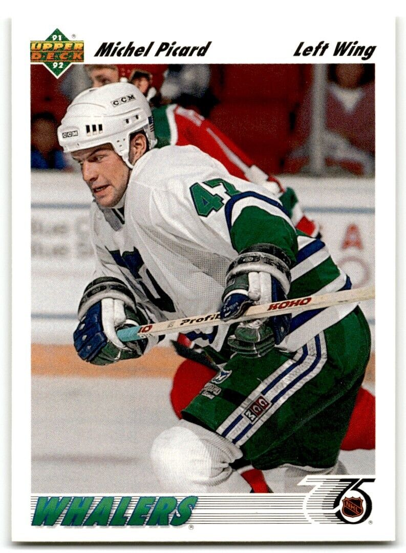 1991-92 Upper Deck Michel Picard Rookie Hartford Whalers #48