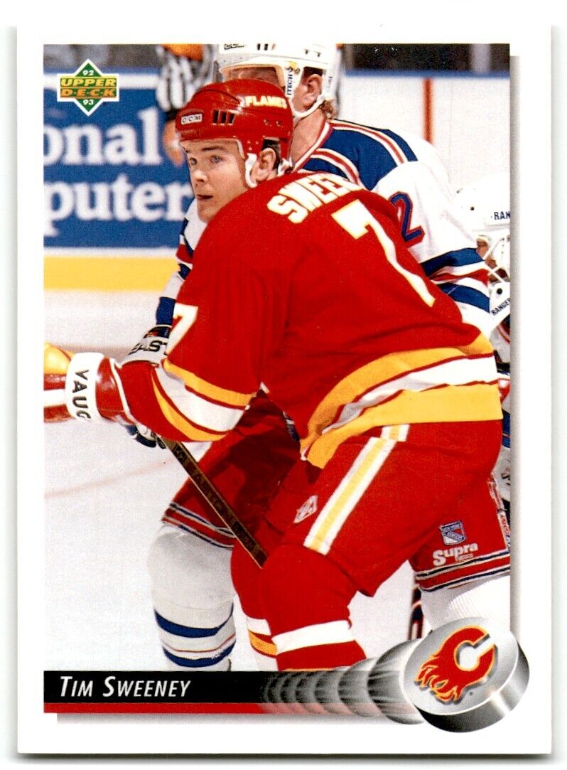 1992-93 Upper Deck Tim Sweeney Calgary Flames #95