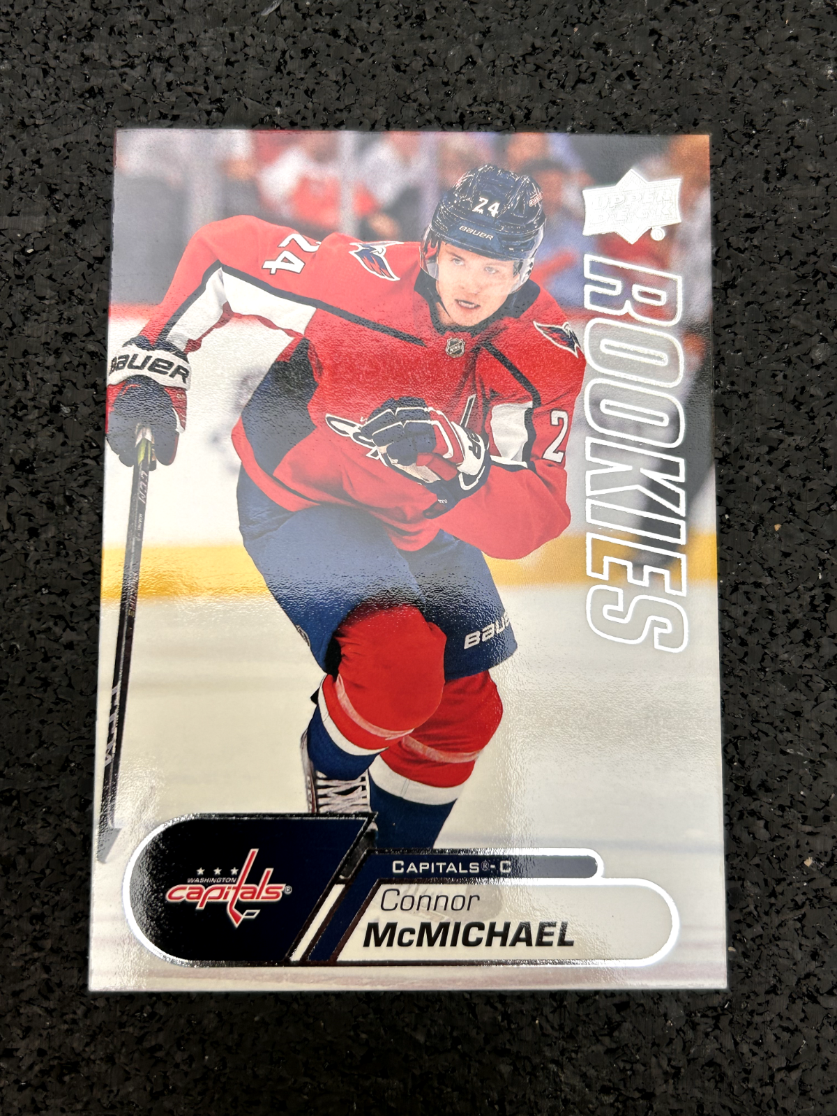 2020-21 Upper Deck Series 1 Connor McMichael Star Rookies Auto #13 Capitals