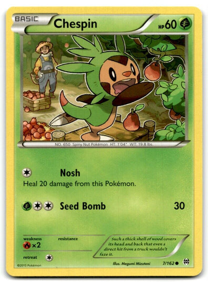 2015 XY - BREAKthrough Chespin Basic/Common #7