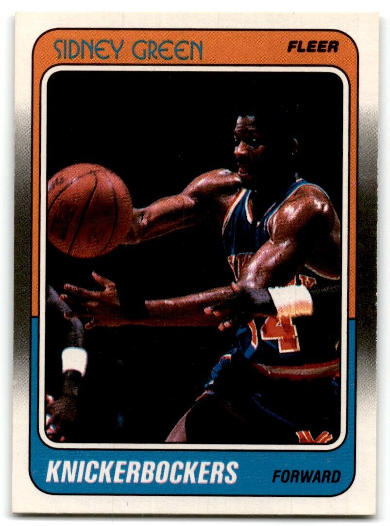 1988-89 Fleer Sidney Green New York Knicks #81