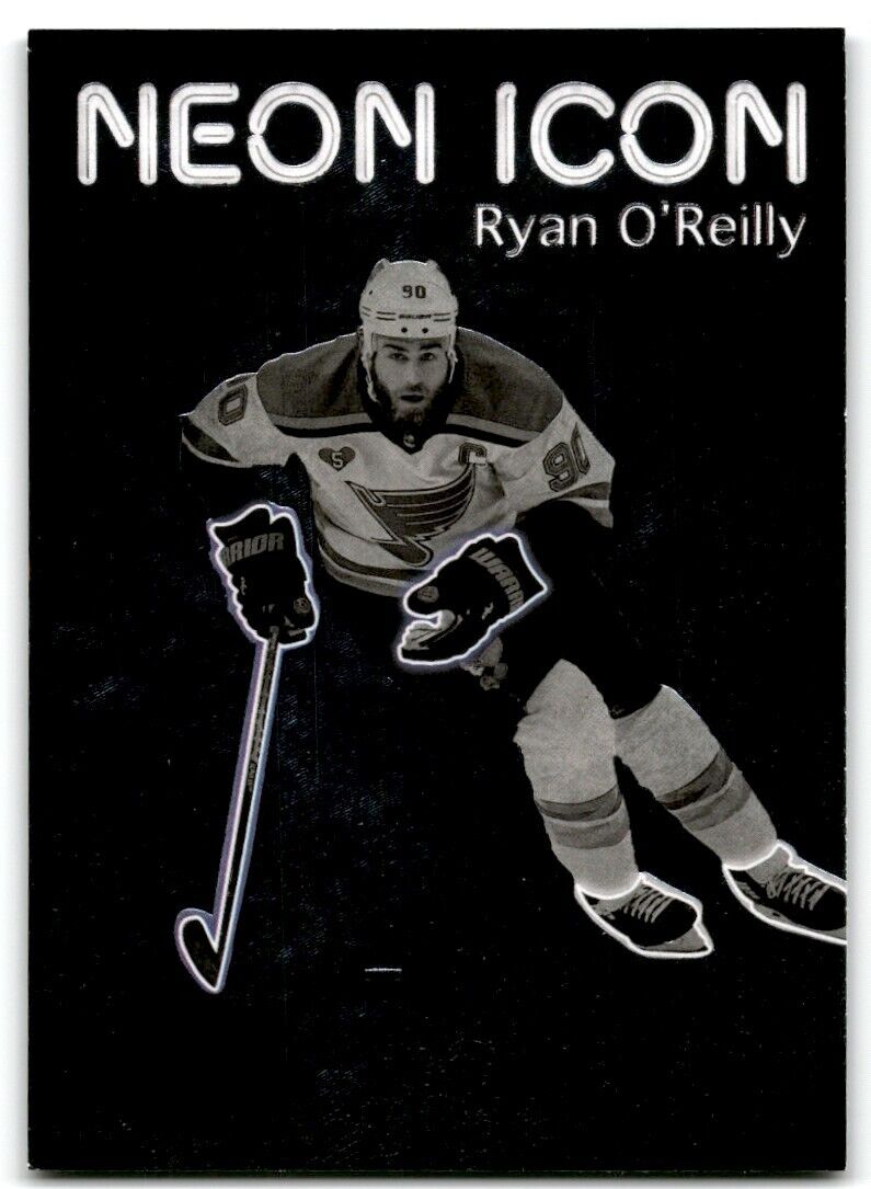 2021-22 Skybox Metal Universe Neon Icon Ryan O'Reilly St. Louis Blues #NI-9