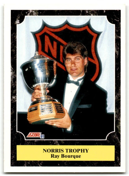 1991-92 Score Canadian Ray Bourque (Norris Trophy) Boston Bruins #319