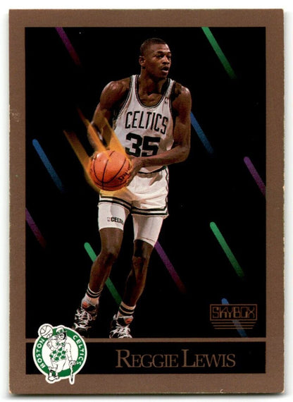 1990-91 SkyBox Reggie Lewis Boston Celtics #18