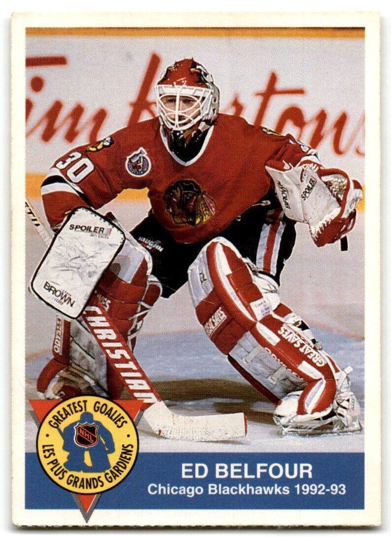 1993-94 High Liner Greatest Goalies Ed Belfour Chicago Blackhawks #2