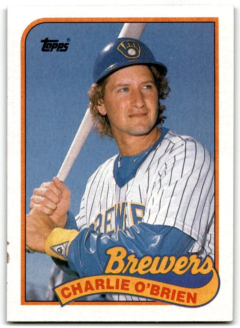 1989 Topps Charlie O'Brien Milwaukee Brewers #214