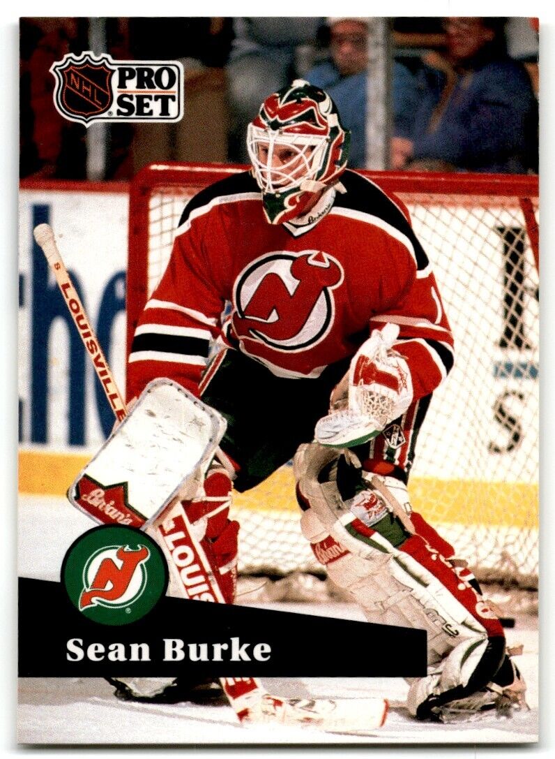 1991-92 Pro Set French Sean Burke New Jersey Devils #132