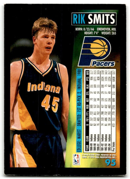 1994-95 Fleer Rik Smits Indiana Pacers #95