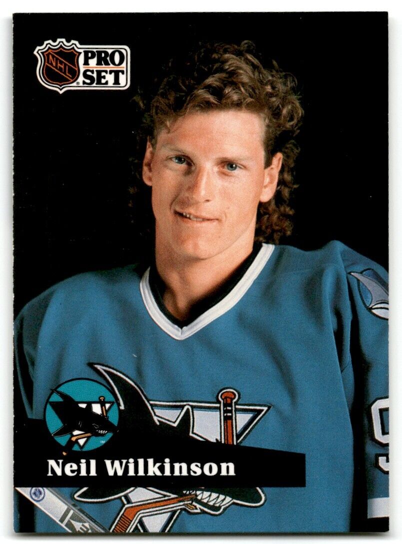 1991-92 Pro Set Neil Wilkinson San Jose Sharks #328