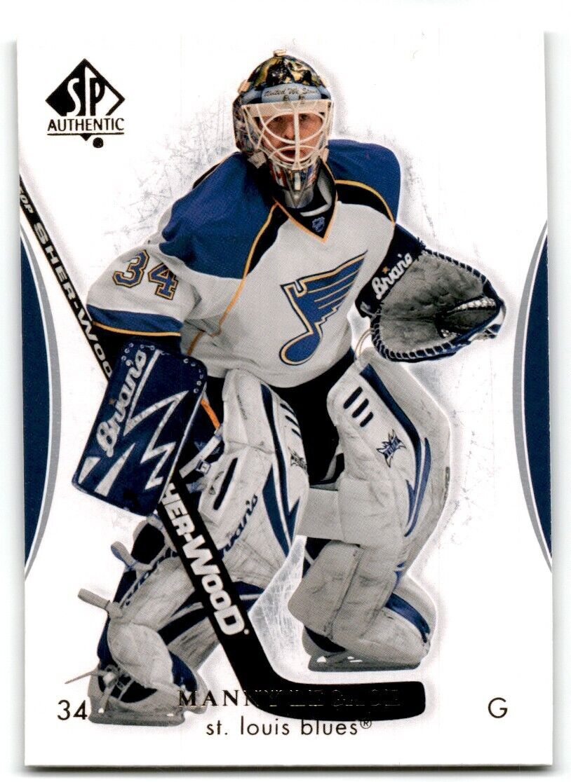 2007-08 SP Authentic Manny Legace St. Louis Blues #67